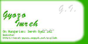 gyozo imreh business card